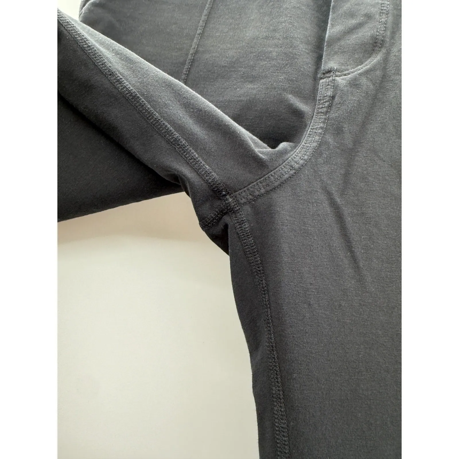 Frank & Eileen Murphy Cropped Trouser Pants Size Medium Black Stretch Slim Fit - Image 4