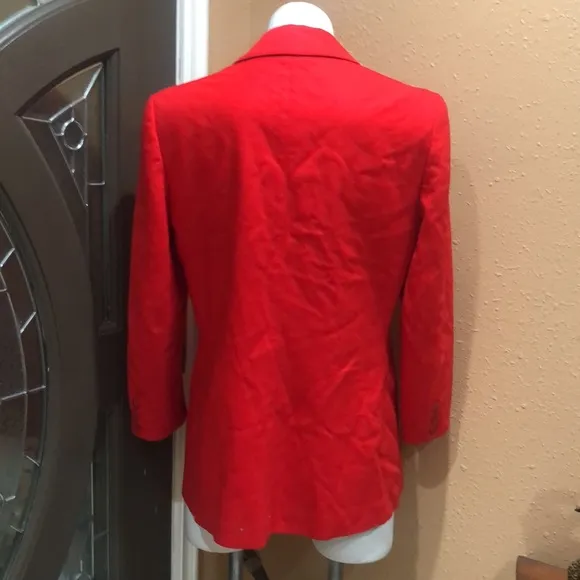 Pendleton red virgin wool blazer - Image 5