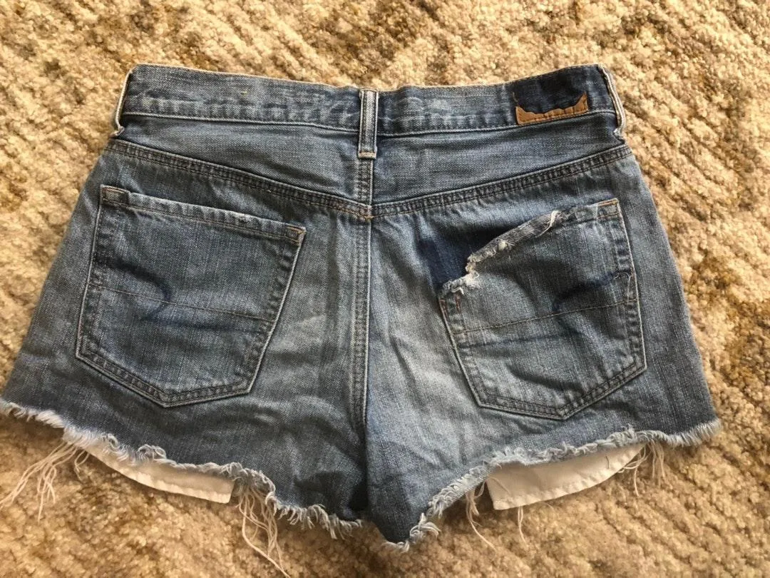 American Eagle Outfitters Distressed Denim Shorts - Image 2