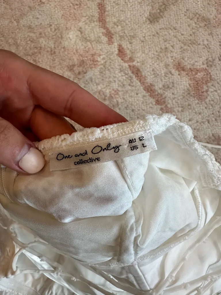 White Mini Dress - Image 4