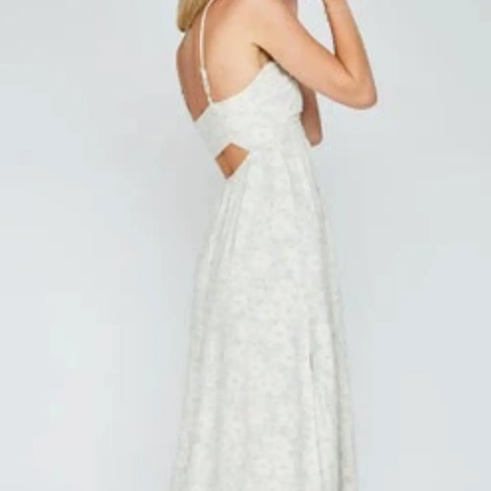 NWT Gentle Fawn Riviera midi floral rayon linen Blend Dress mist tropical - Image 8