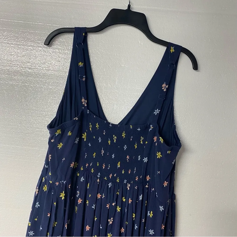 Torrid Maxi Dress Challis
Women 2X Plus Blue Floral Sheer Whimsygoth Cottagecore - Image 7