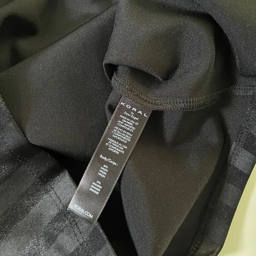 KORAL Janie Infinity One‎ Shoulder Top in Black Stripe - Image 8