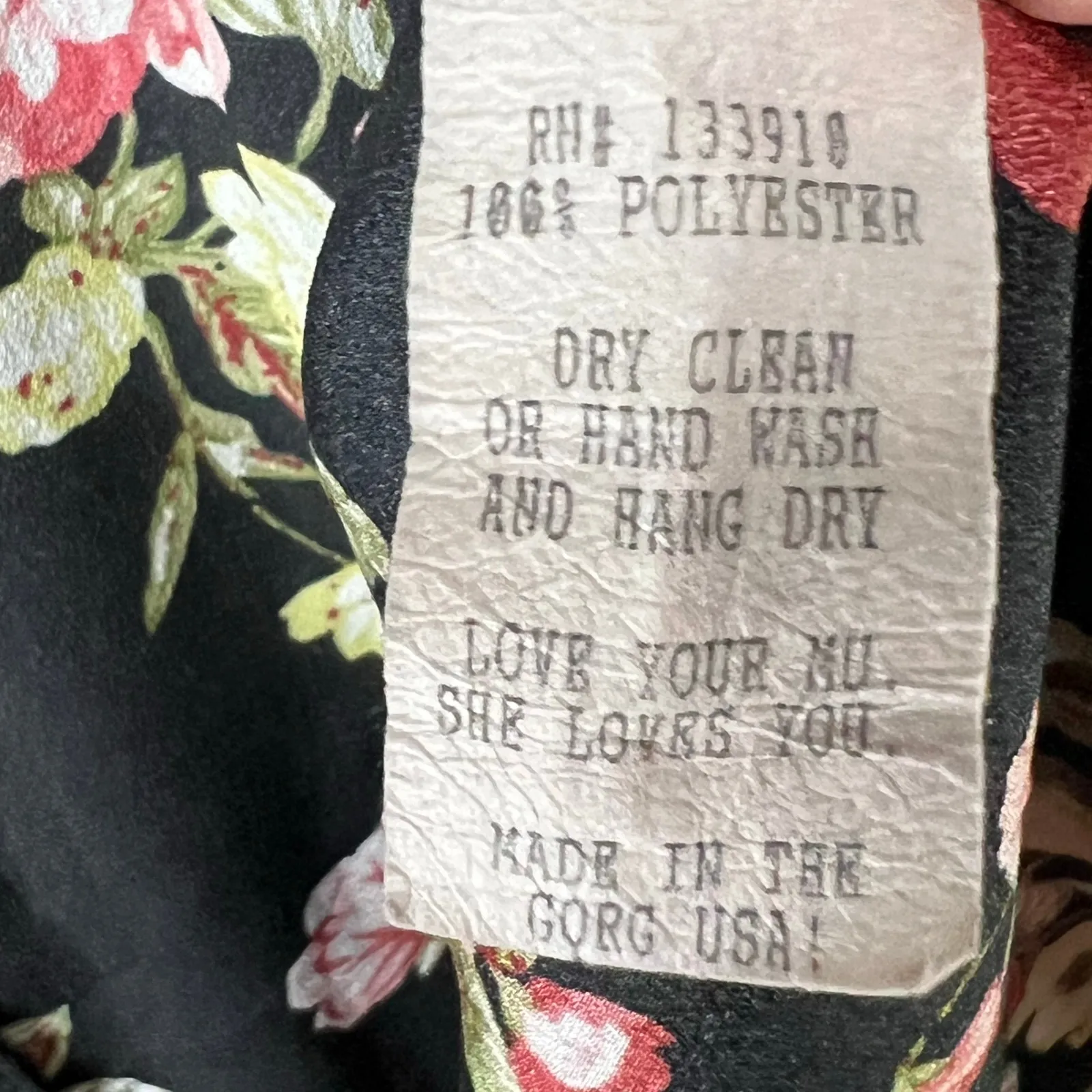 Show Me Your Mumu Kimono Womens S Black Floral Open Front Cover Up Boho Chic - Image 9