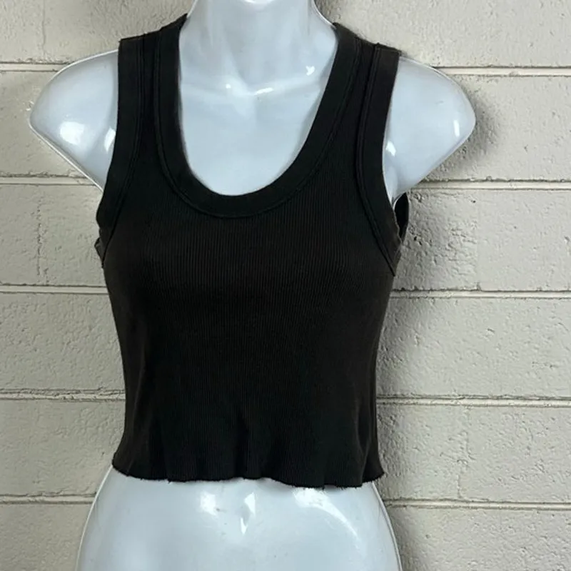 Brandy Melville John Galt Brown Dark Brown Connor Tank one size - Image 6