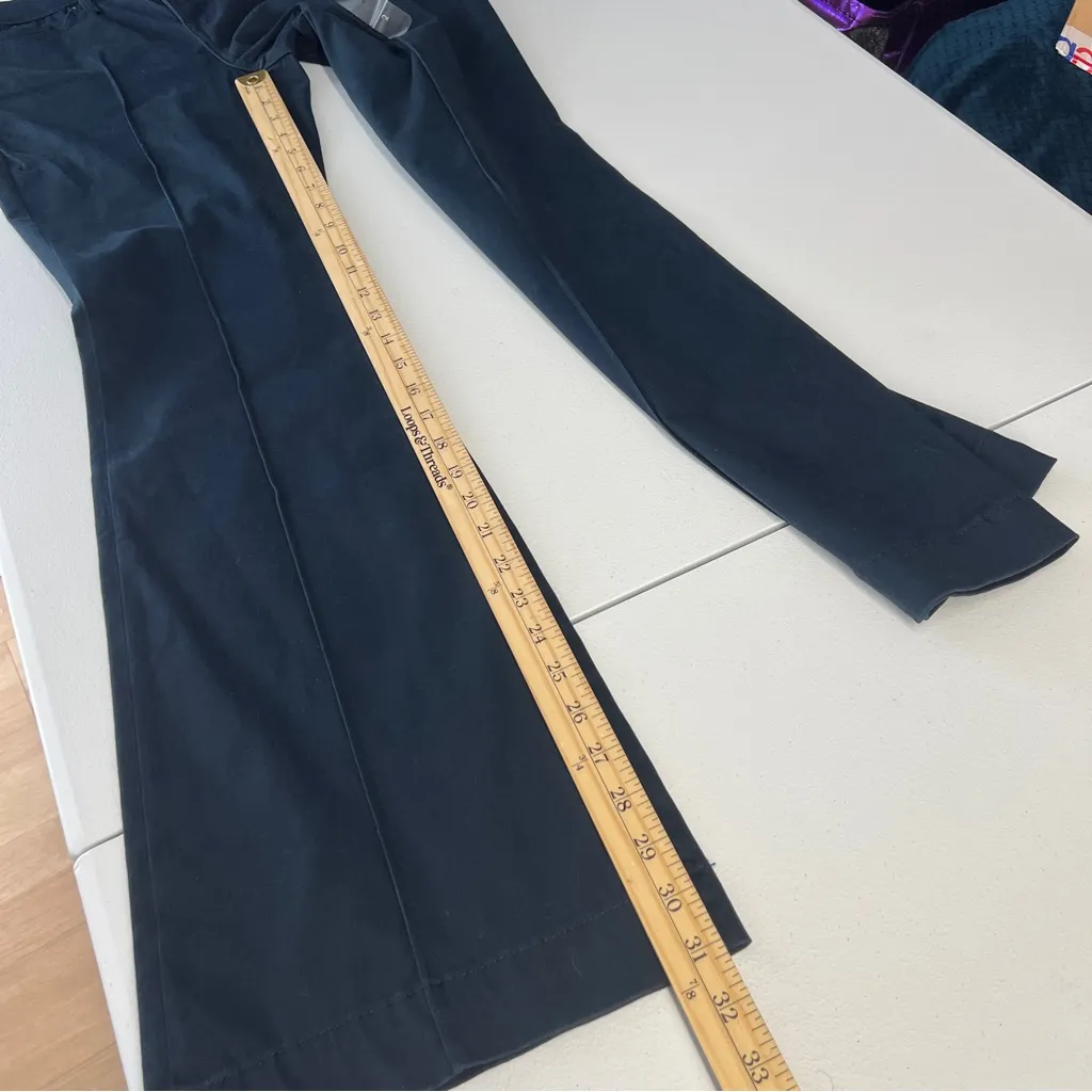 Tommy Hilfiger Lafayette Navy Blue Stretch High Rise Flare Pants NWT Size 2‎ - Image 15