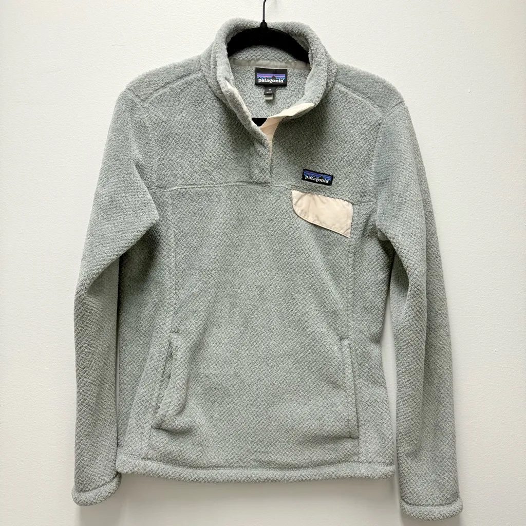 Patagonia Women's Re-Tool Half-Snap Pullover, Grey | Size Medium - Image 2