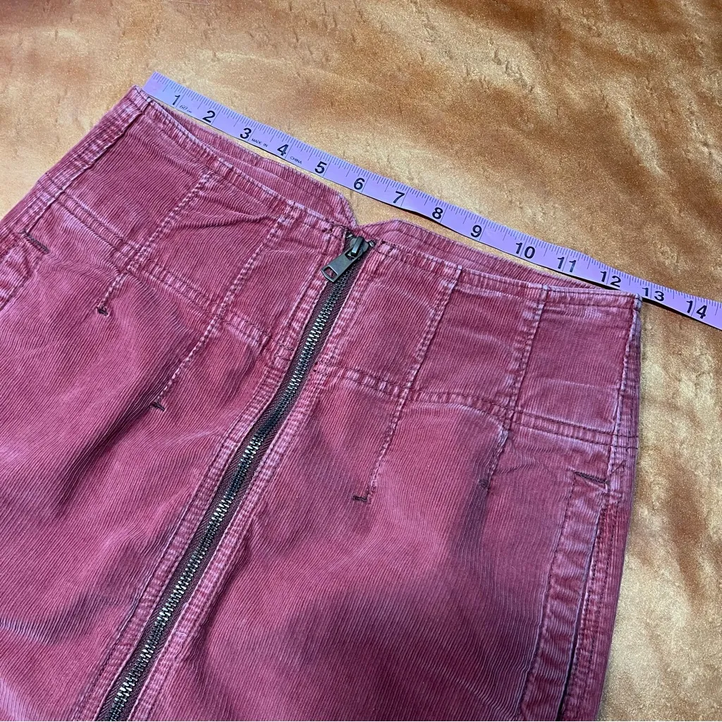 Free People We the Free I Want It All Cord Midi Skirt size 25 - Image 13