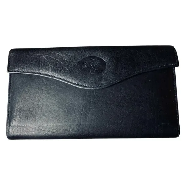 Vintage Buxton Black Leather Wallet - Image 2