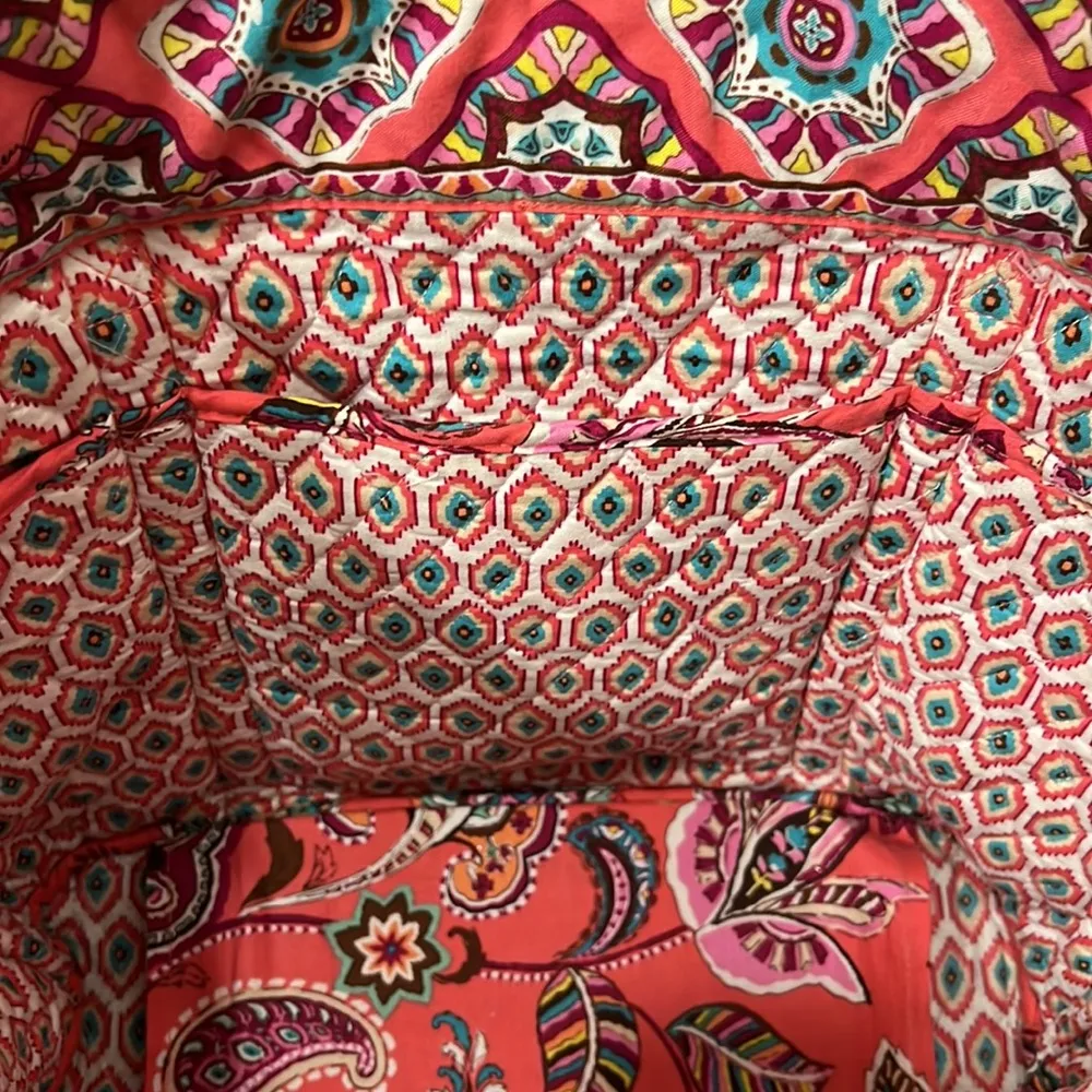 Vera Bradley Retired Color - Call Me Coral Large Tote - Image 10