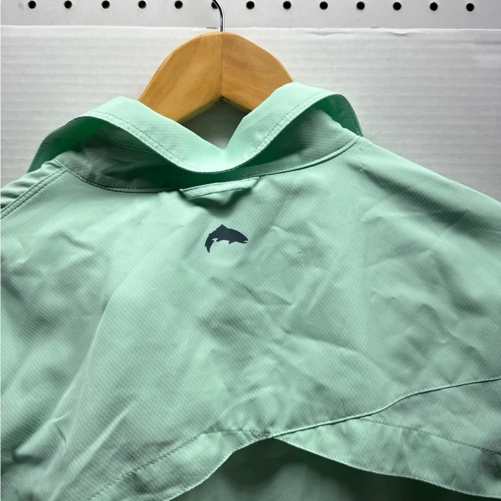 SIMMS Womens Isle Shirt Long Sleeve Blue - Image 7