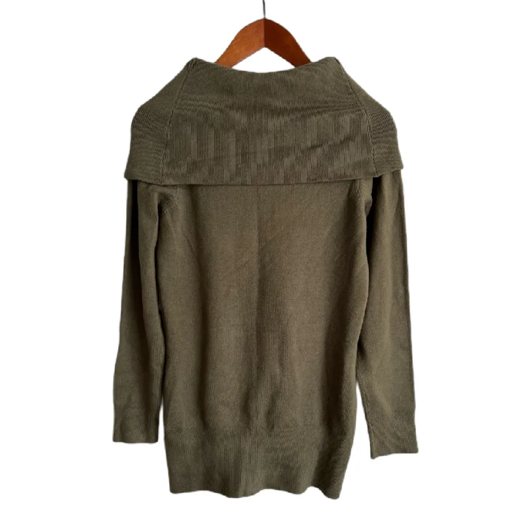 French Connection | Olive Cowl Neck Sweater - Image 3