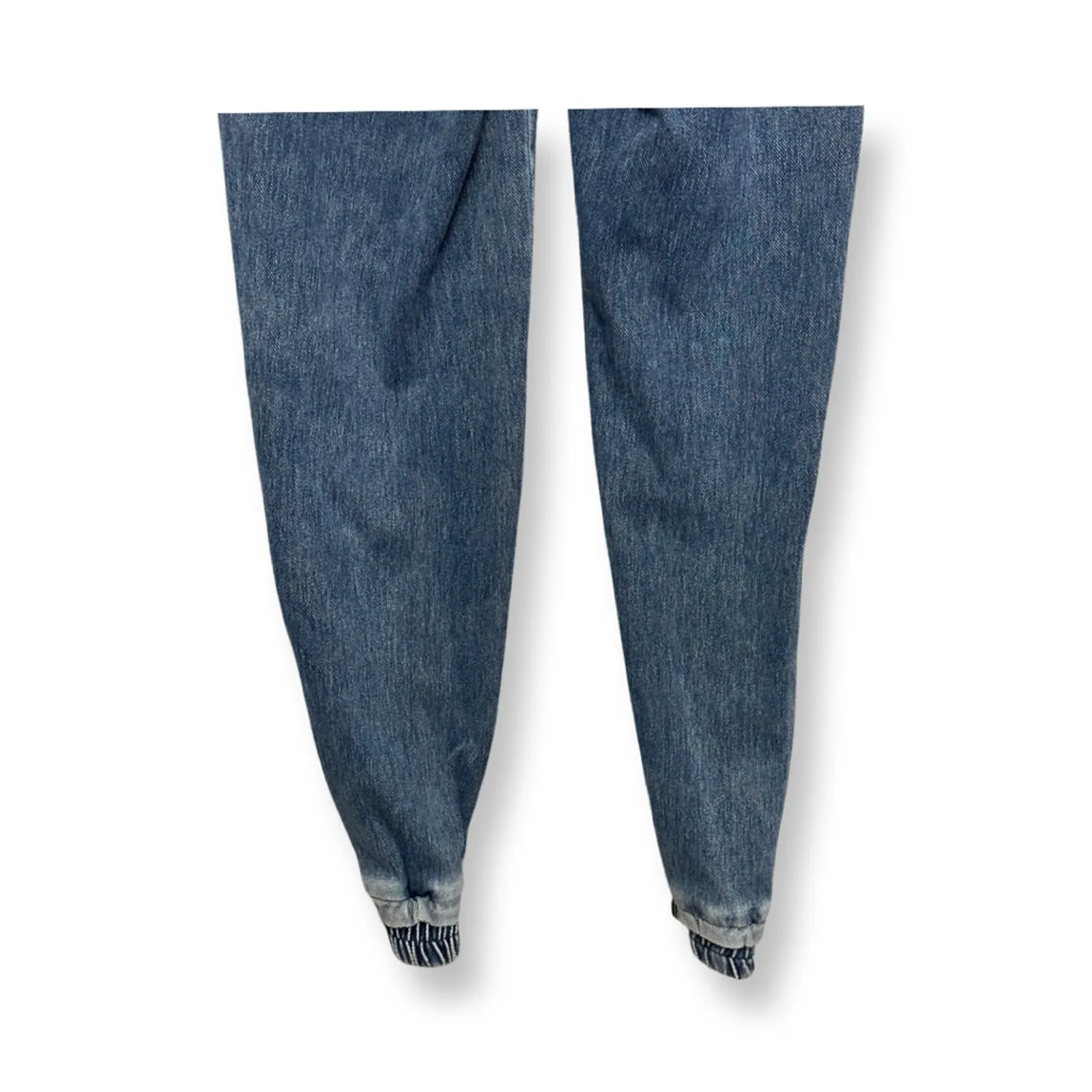 Wash Lab Jeggings Tie Waist Slim Fit Dark Wash Denim Blue Women's Medium NWOT Size 28 - Image 6