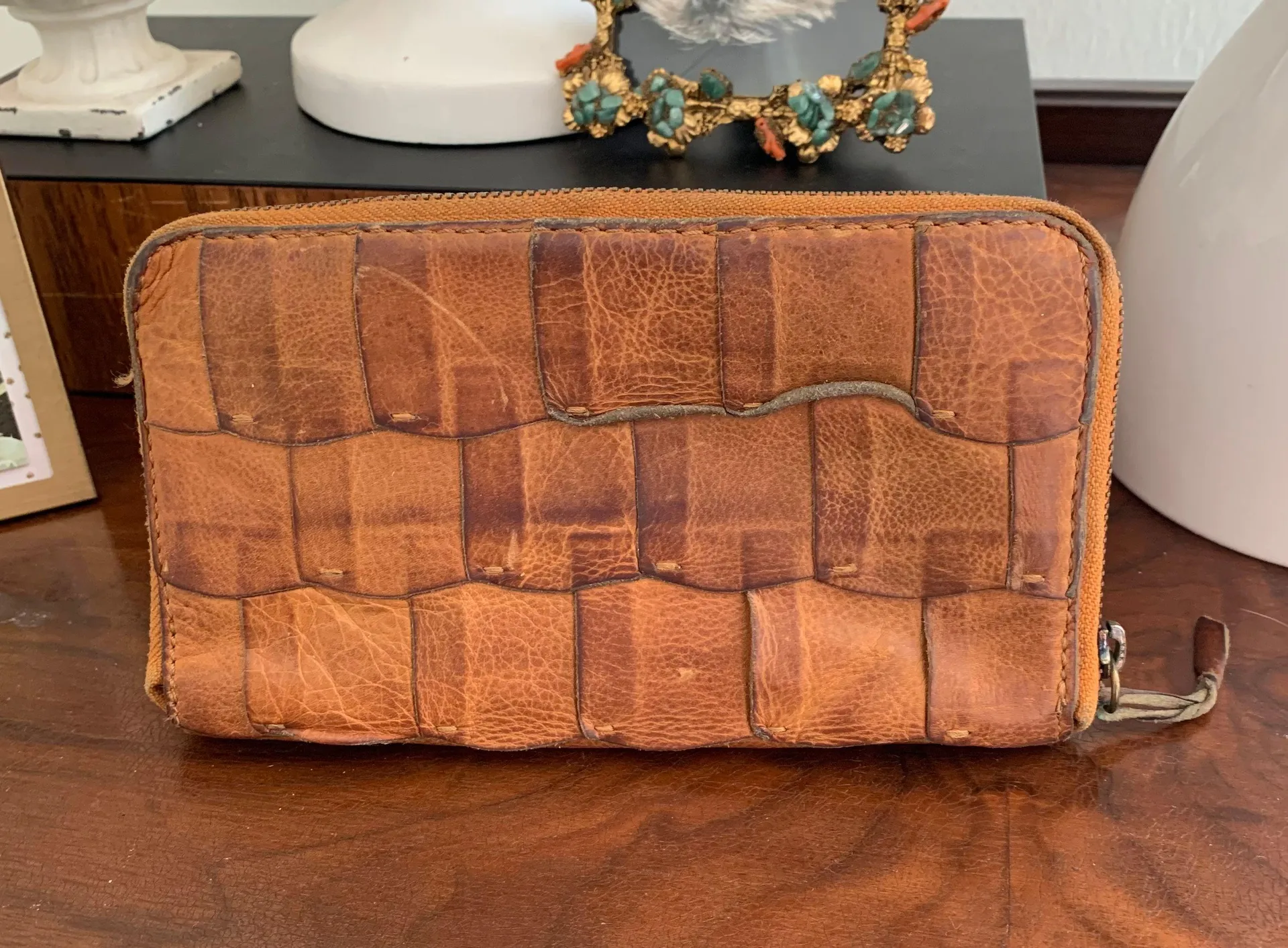 Genuine Tan Leather Wallet  - Image 2