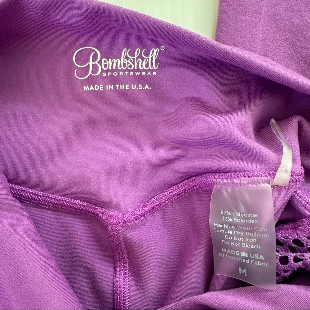 Bombshell sportswear  Mohawk Leggings Orchid, M - Image 8