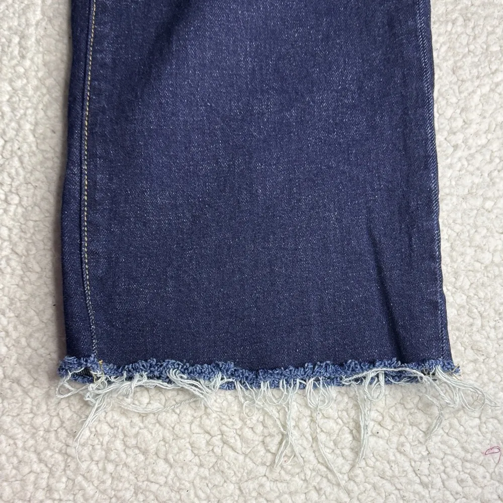 Oliver Longan Classic Dark Blue Wide Leg Women's Jeans - Image 5