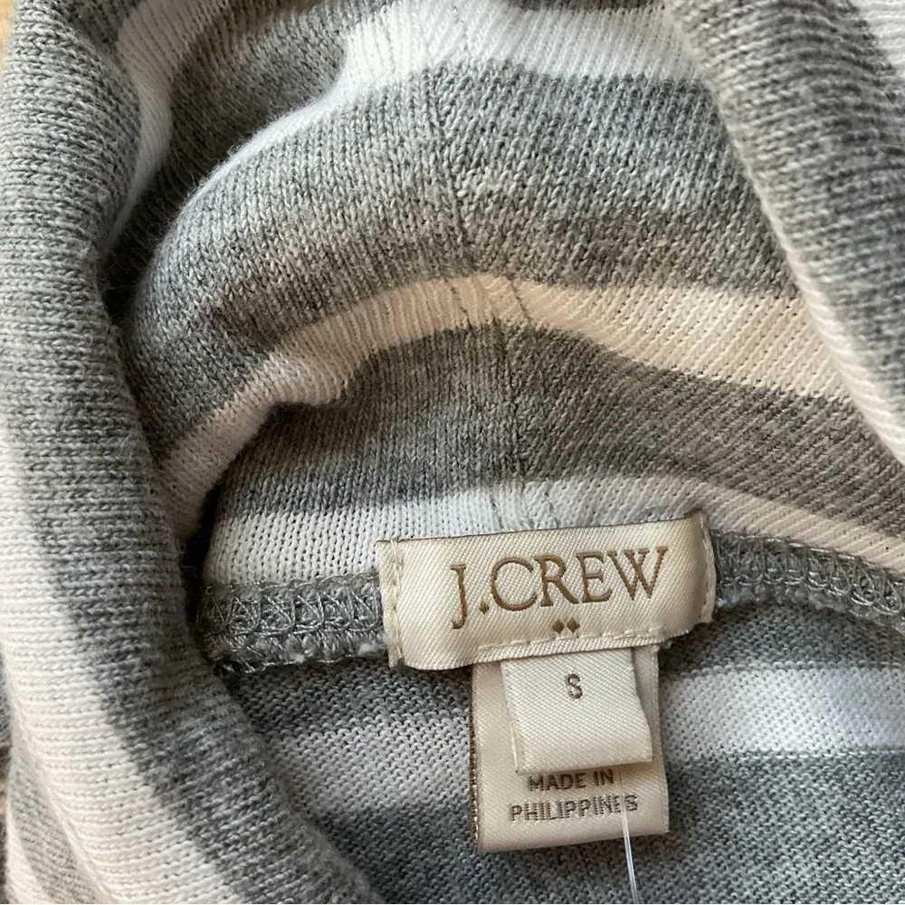 J. Crew Striped‎ Turtleneck Shirt Size Small - Image 4