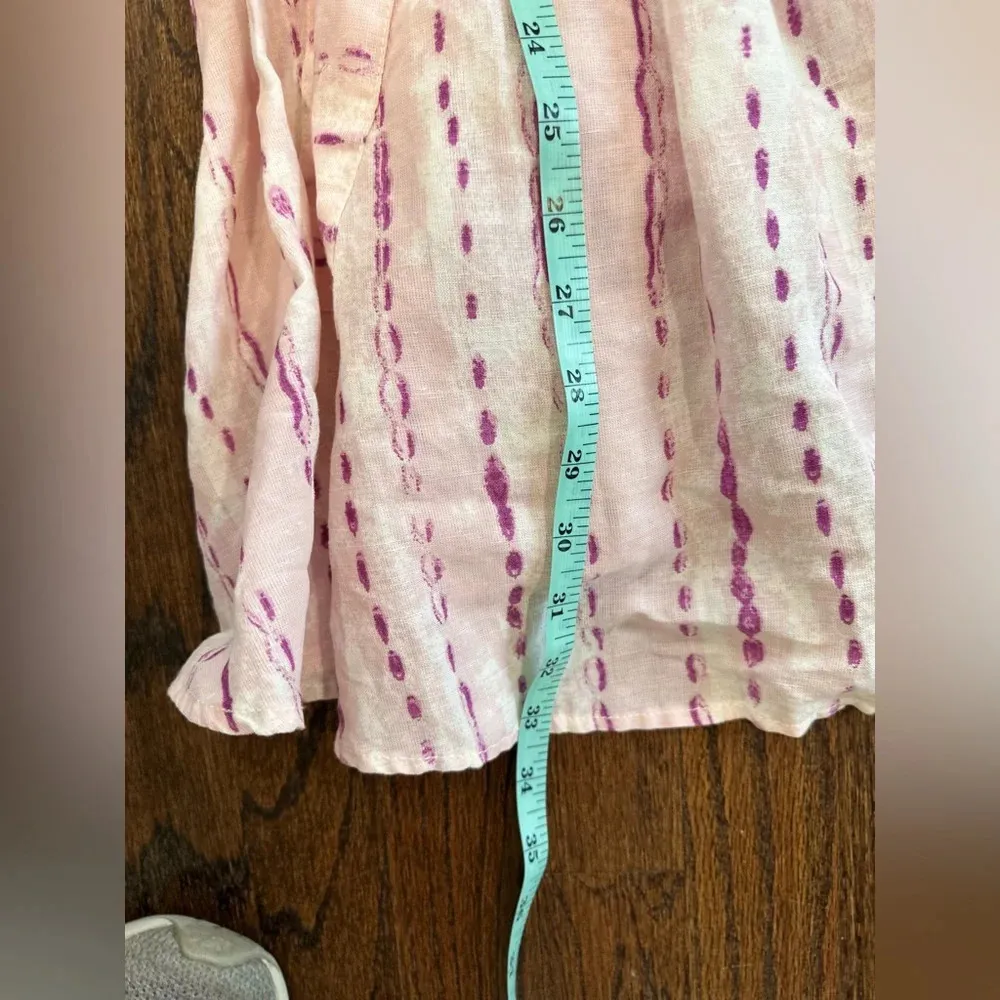 Free People romper Size Small  one-piece linen viscose onesie jumpsuit NWOT 1433 - Image 11