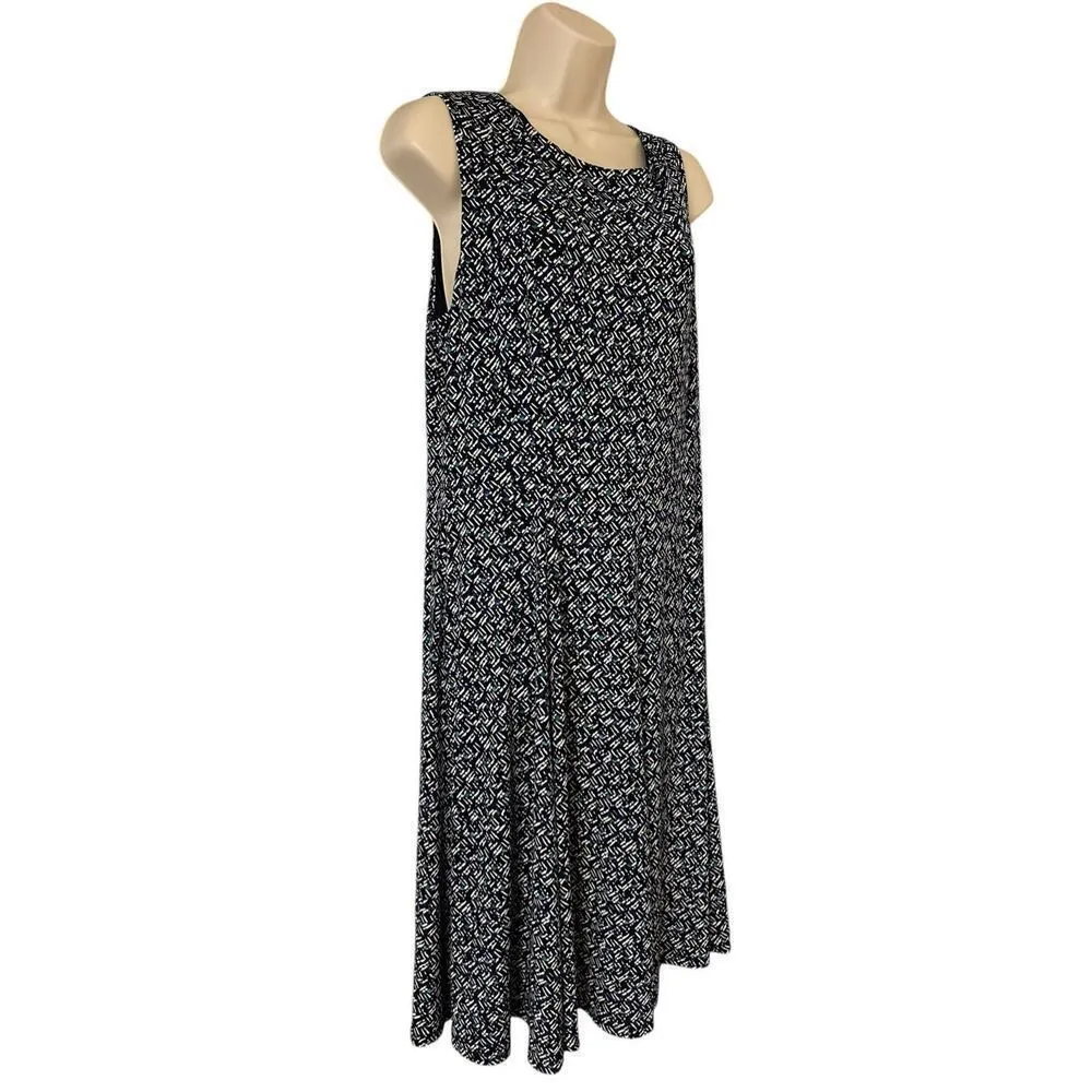 Jessica Howard Dress Sleeveless Fit Flare Size 18 Stretchy - Image 2
