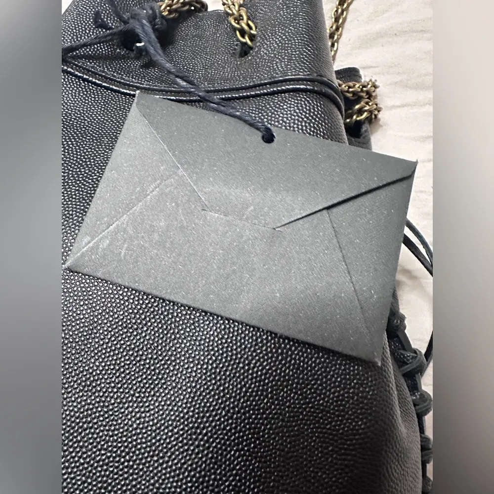 NWT  Jerome Dreyfuss Gary Fringe Bucket Bag black leather purse - Image 16