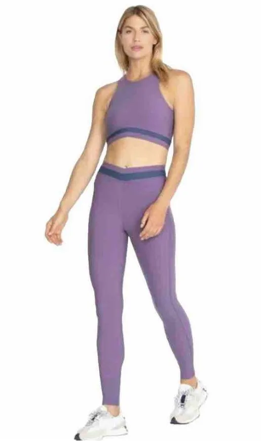 Johnny Was Calme Endurance Women’s Purple High Waist Leggings Size XS - Image 3