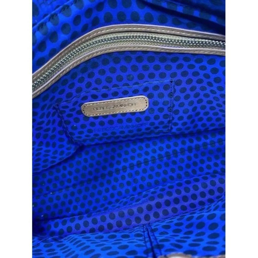 rebecca minkoff woven neon leather cross body bag - Image 10