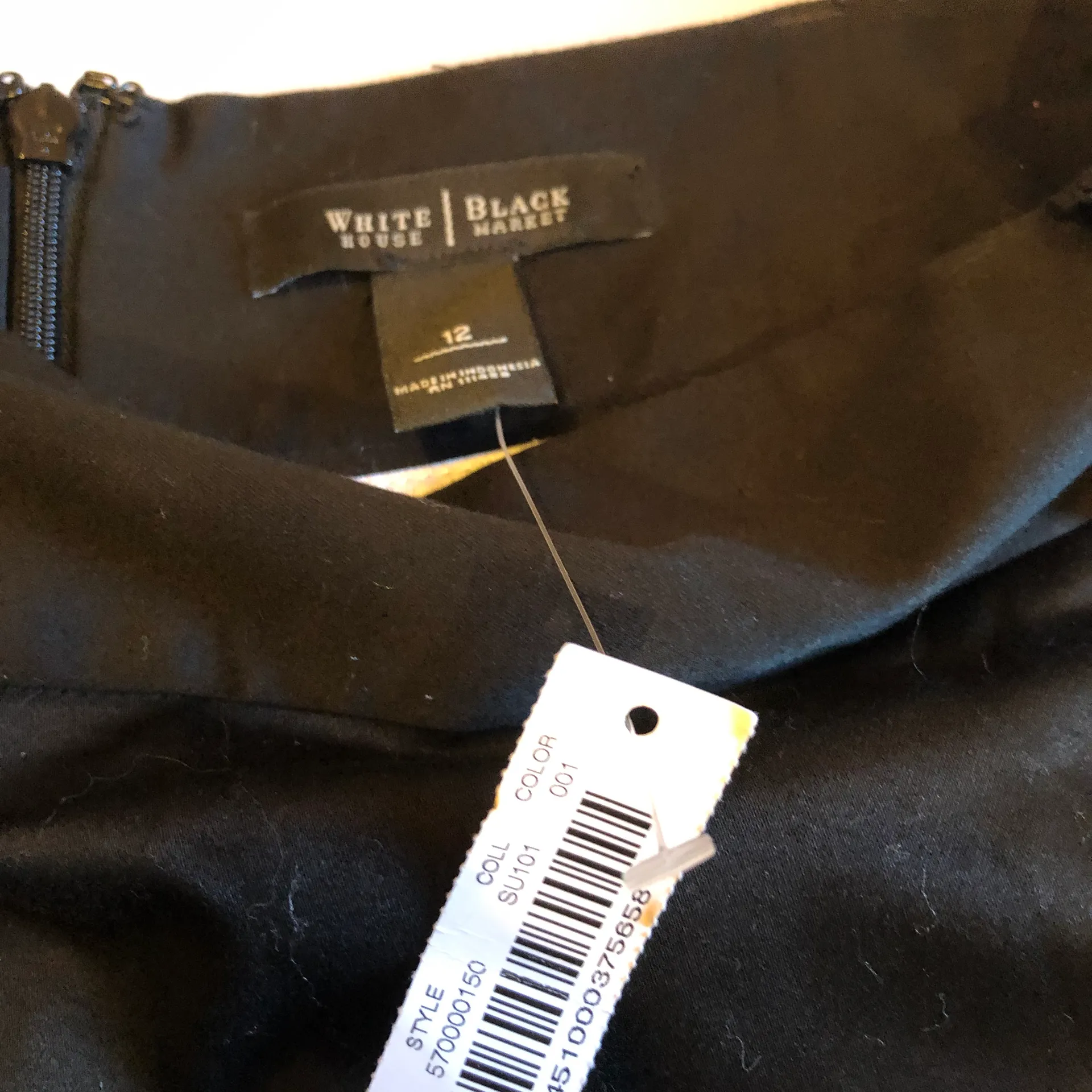 NWT WHBM black pencil skirt size 12 - Image 4