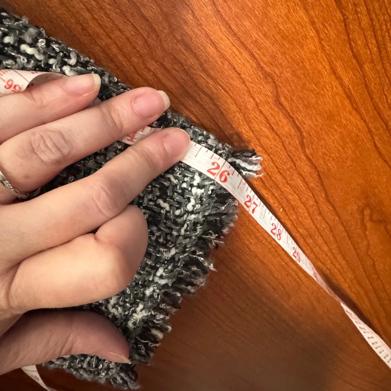 GUESS Los Angeles Womens Tweed Jacket Black White Fringe XL Academia 90s Classic - Image 12