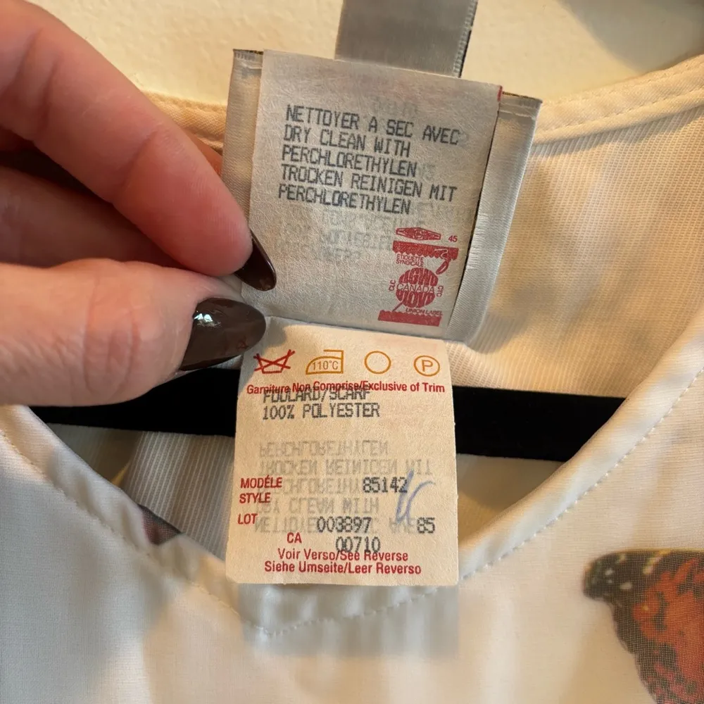 Joseph Ribkoff Vintage 90's Y2K Fairy Asymmetrical Whimsy Butterfly Dress Size 8 - Image 7