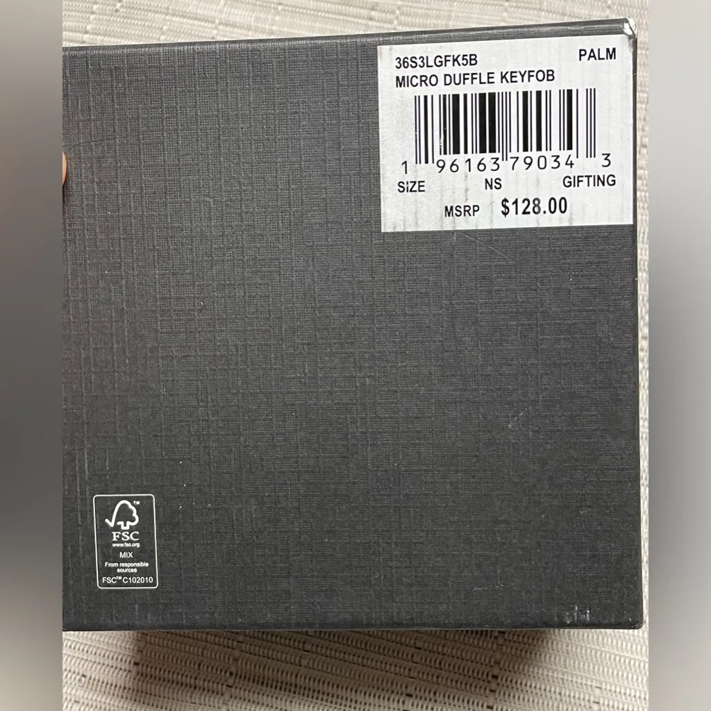 Michael Kors | Nano Green Duffle Key Fob | Monogram Canvas & Leather | NIB - Image 13