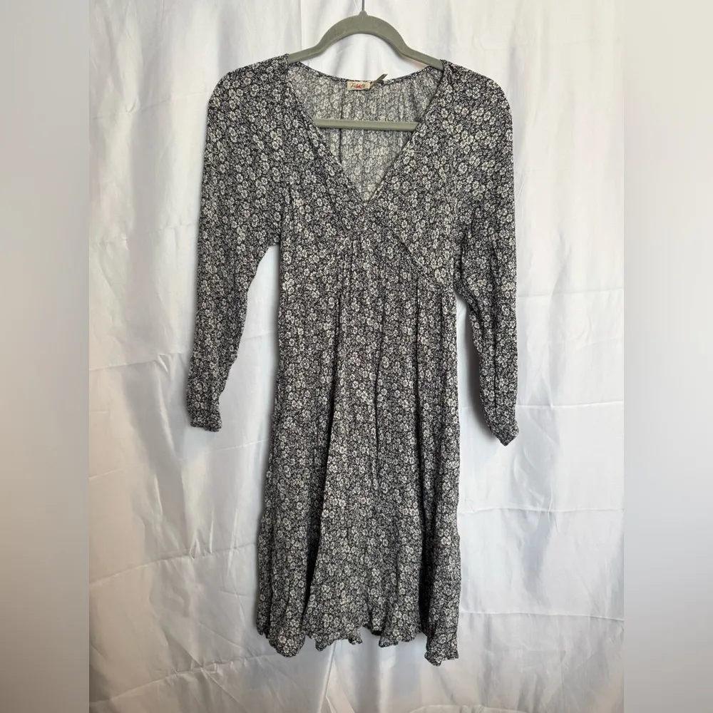 Faherty Blue Long Sleeve Dress *Sirene* Size XS - Image 4