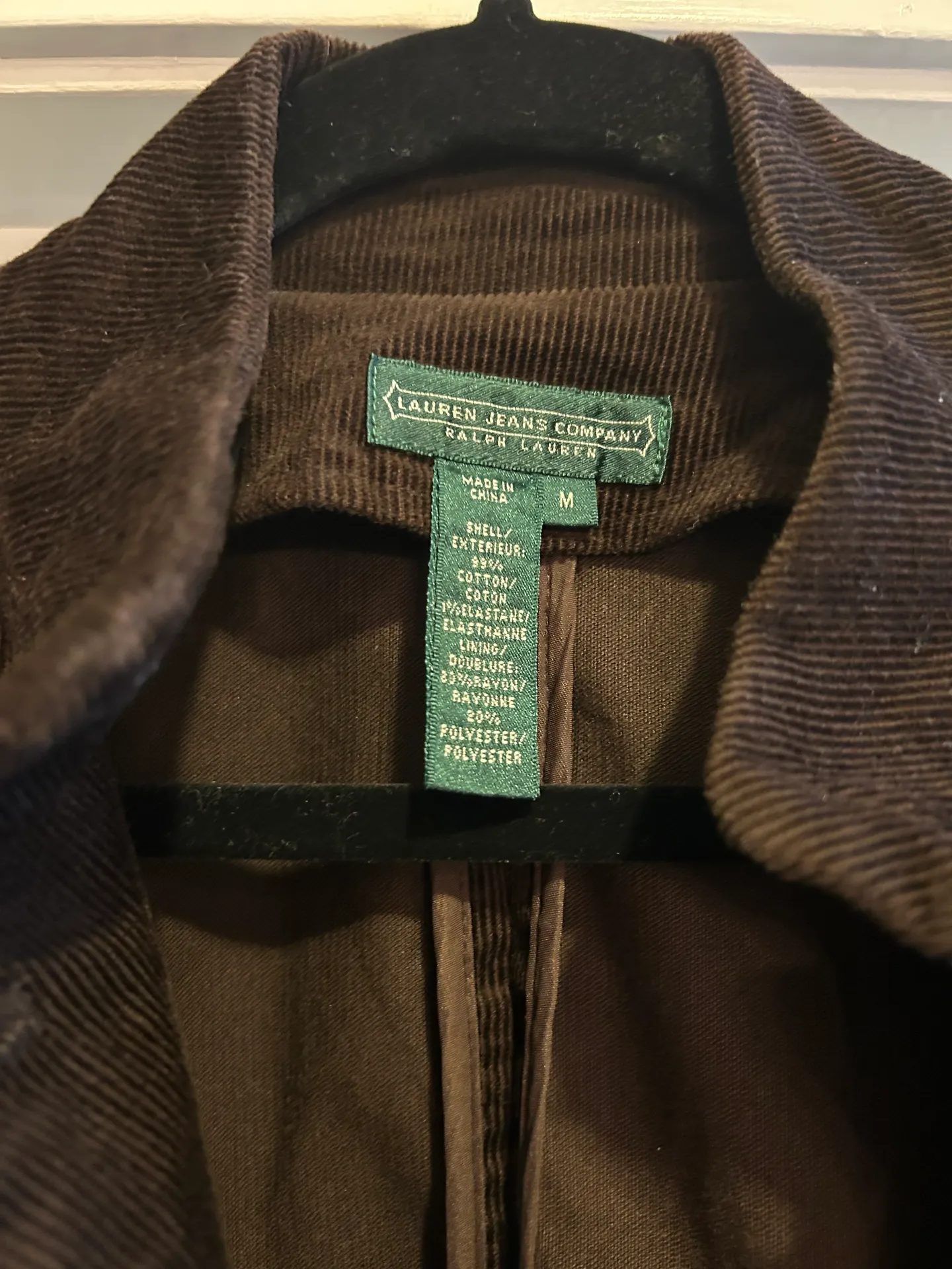 Lauren Jeans Co  Corduroy Jacket - Image 3