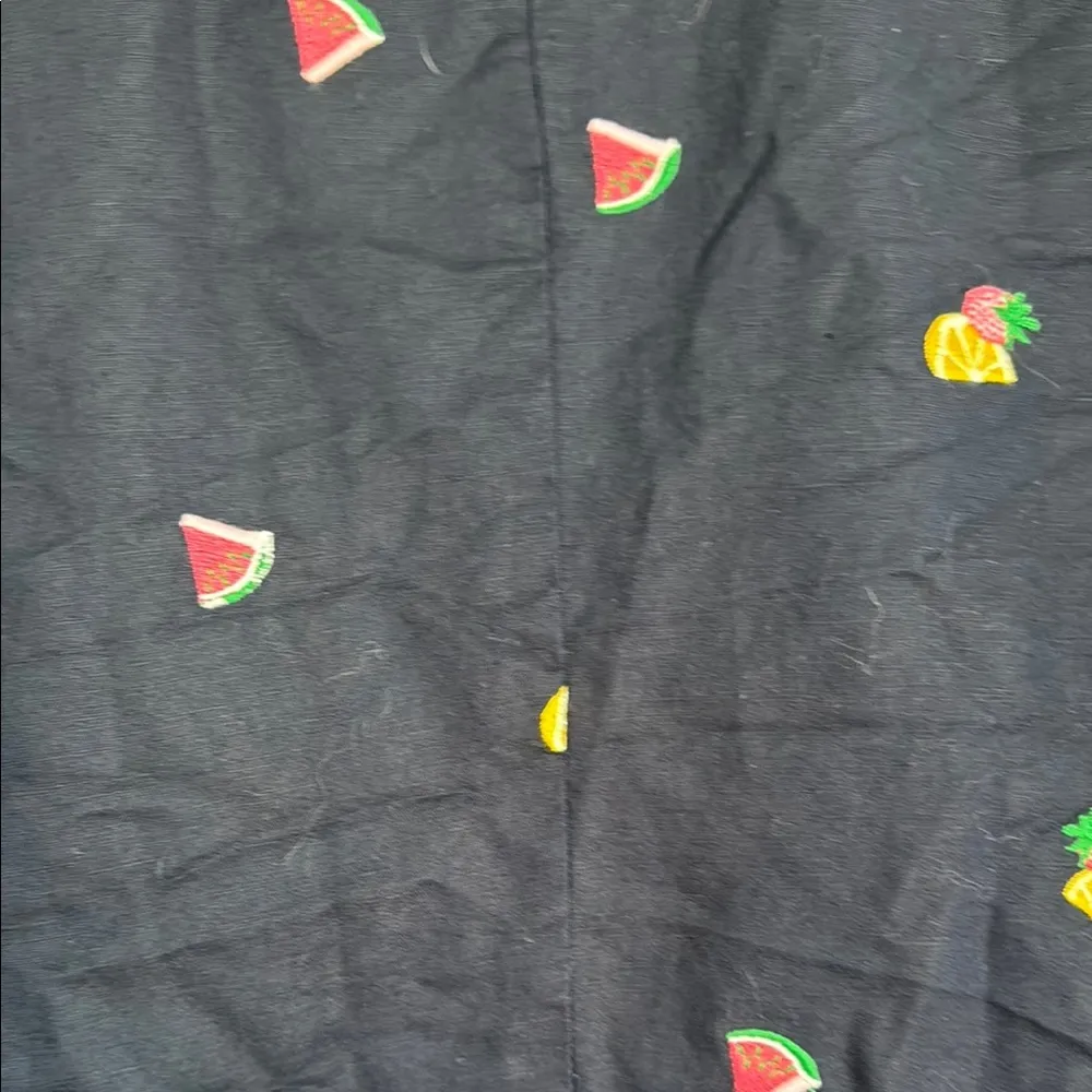 Talbots Black and Yellow Butterfly Blazer - Image 7