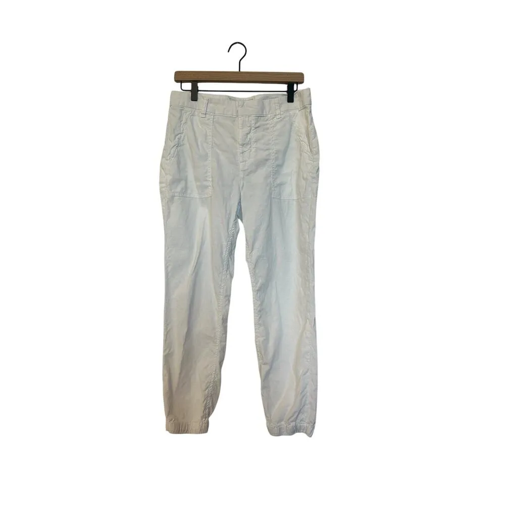 Frank and Eileen Jameson Utility Jogger White Linen Size 8 - Image 4