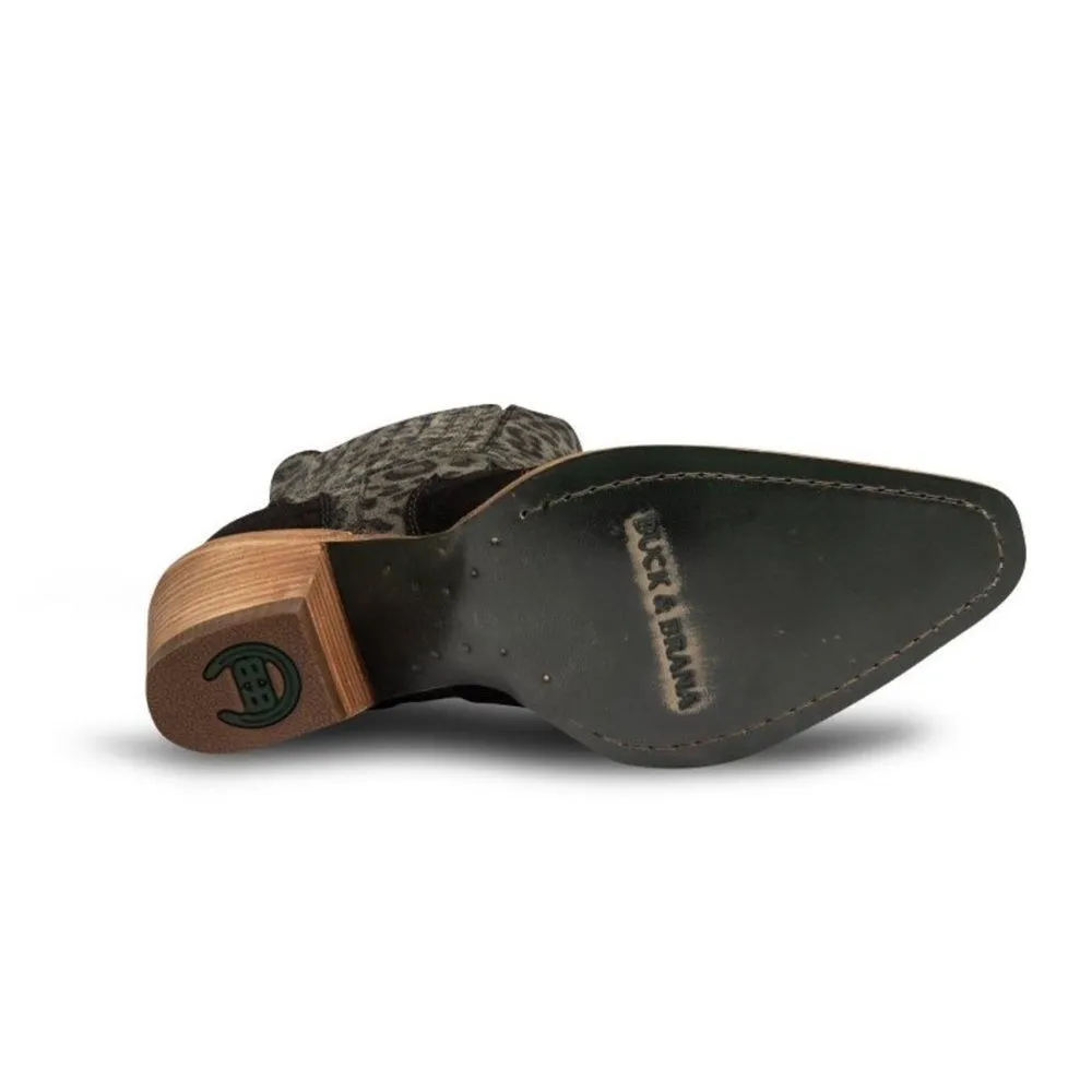 Buck & Brana NIB Montana Fashion Leather Booties 7.5 Black - Image 5