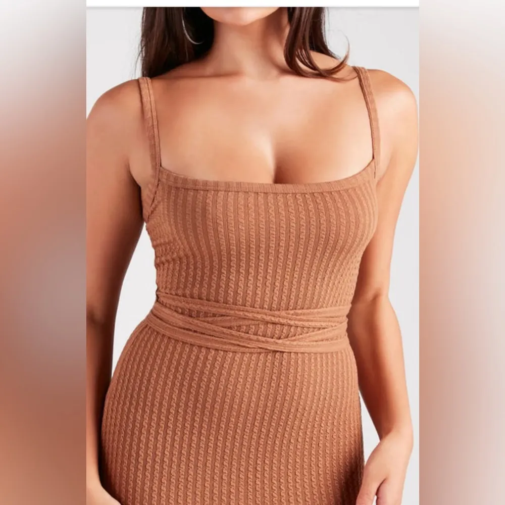 Windsor‎ Brown Backless Sun Dress Size L - Image 3