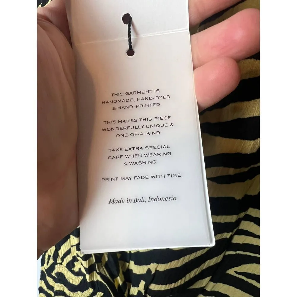 Faithfull the Brand Oma Top Amaia Zebra NWT Sz. 4 - Image 5