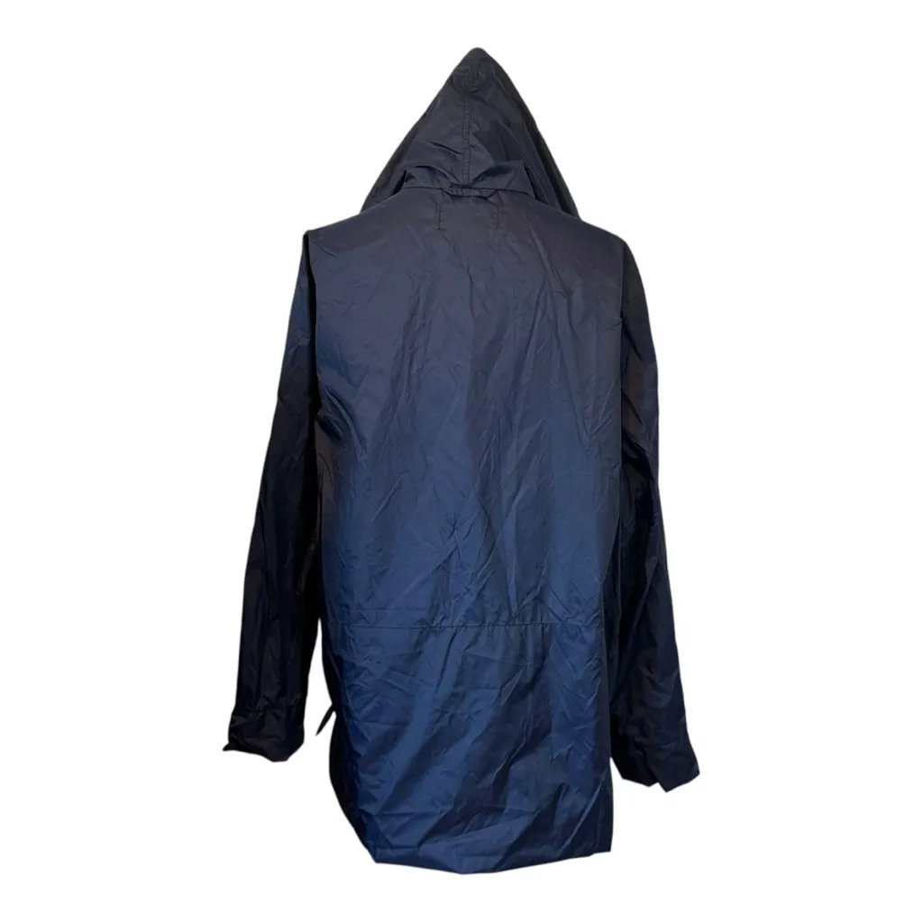 Vintage Ralph Lauren Polo Sport Dark Navy Blue Hooded Wind Breaker Jacket M - Image 3