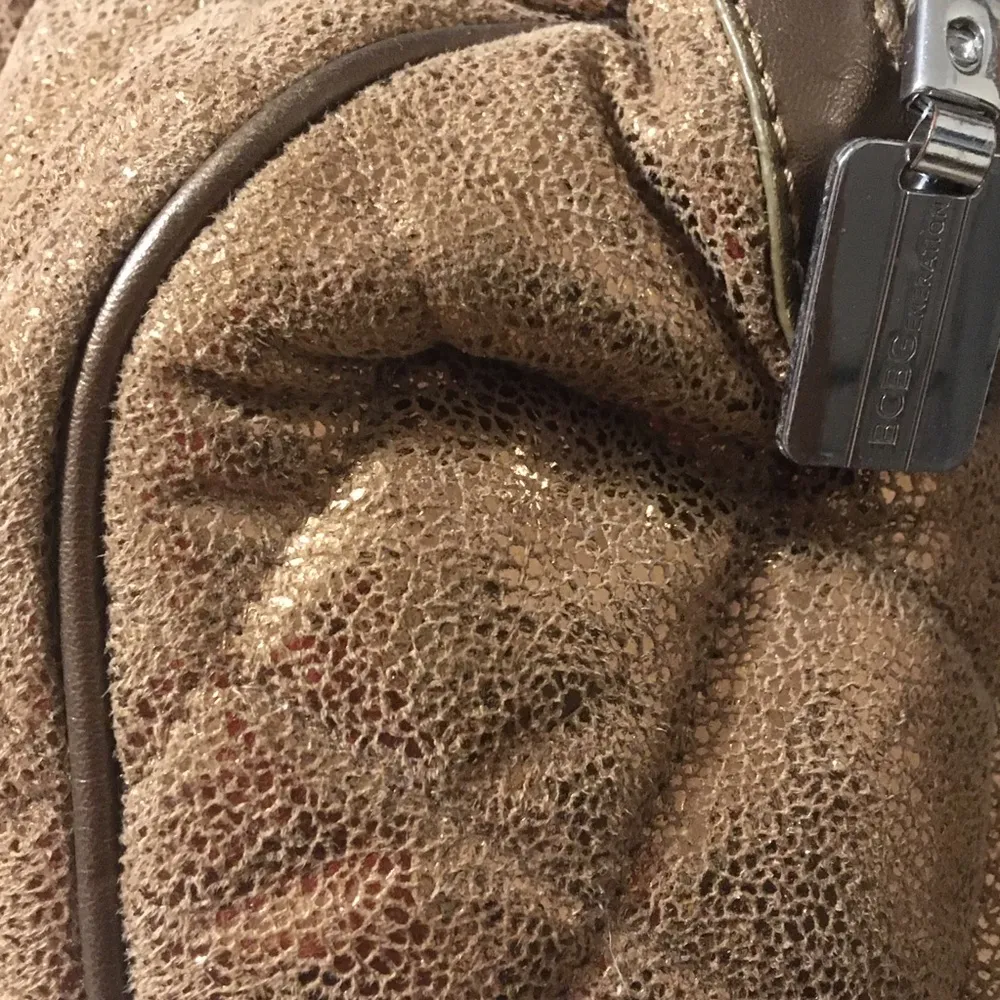 BCBGeneration Gold Purse Chains Sparkly Flashy Bag - Image 12