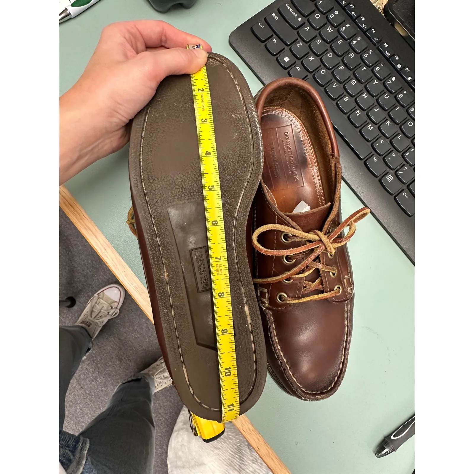 Oak Street Trail Oxford Loafer‎ in Natural Chromexcel Size 8 Brown - Image 12
