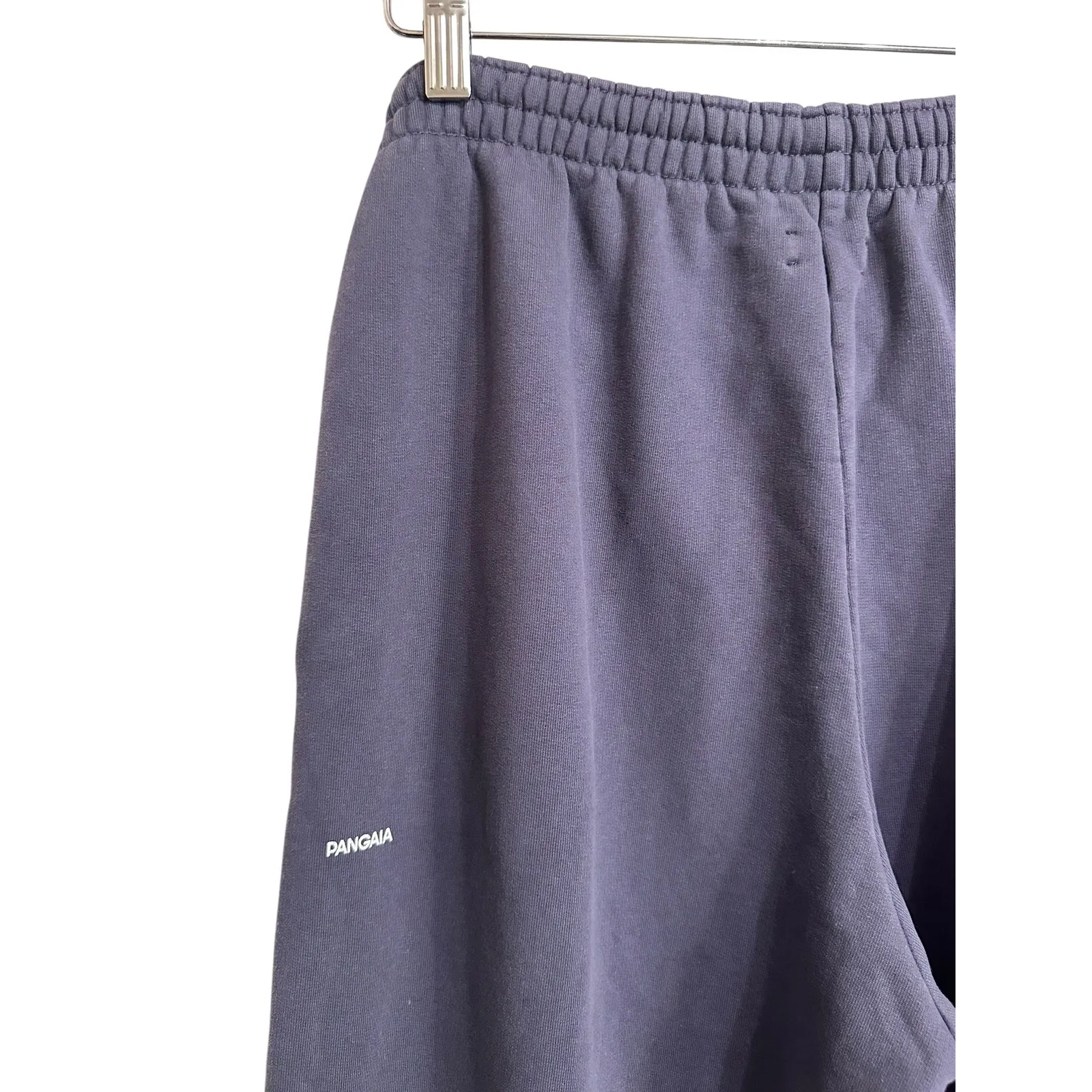 Pangaia 365 Track Pants dark Purple Cotton Blend Elastic Waist Joggers Women's L Size L - Image 4
