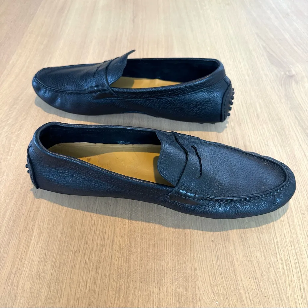 Cole Haan Grant Canoe Penny Loafer Men 12 M Black Leather Moc Driving Shoe - Image 7