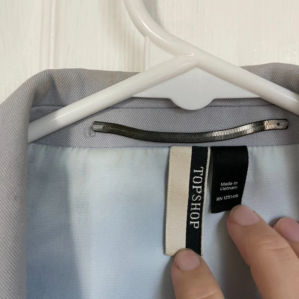 Topshop  powder blue blazer - Image 2