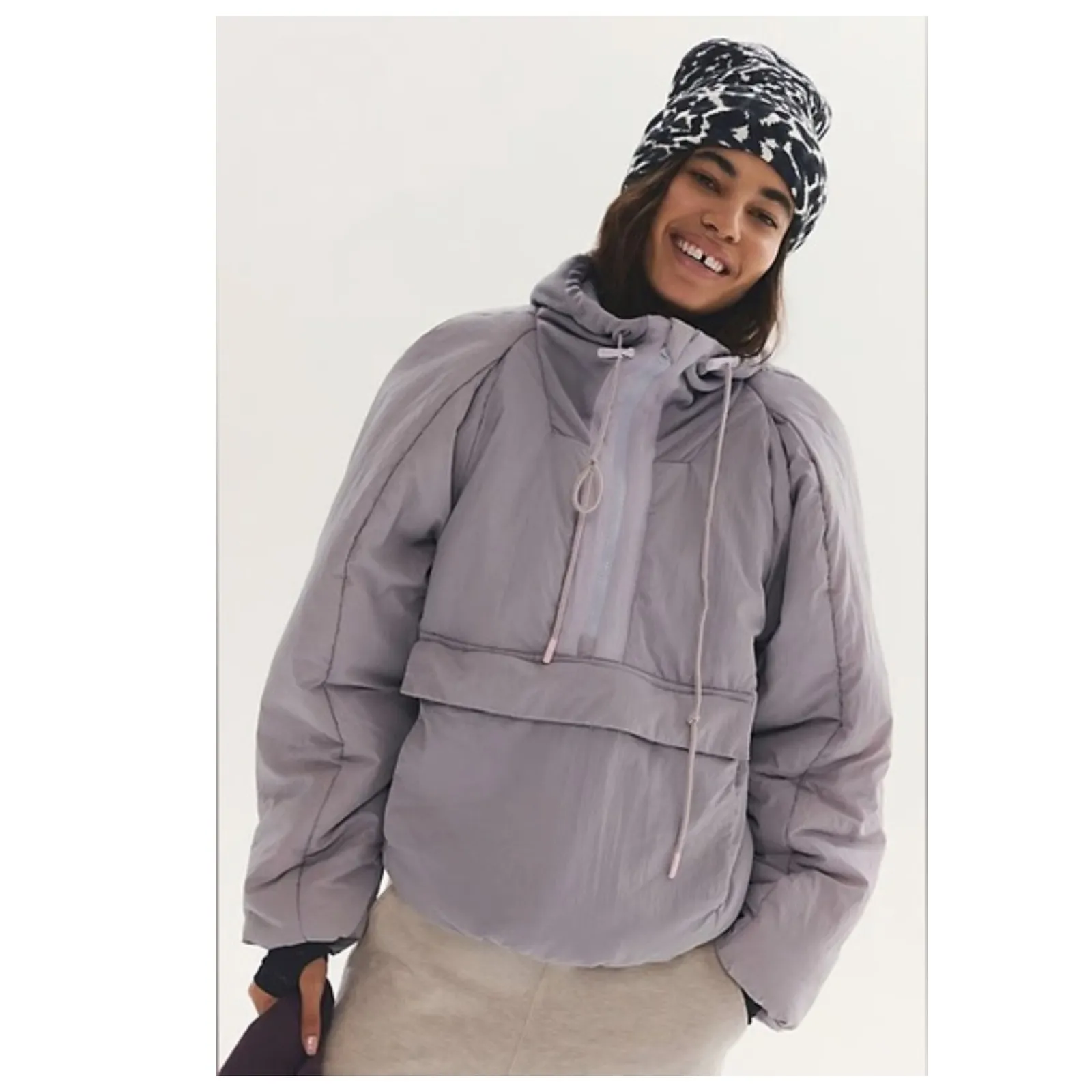 NWT Free People In A Pillow Packable Puffer Pullover Size Large - Image 2