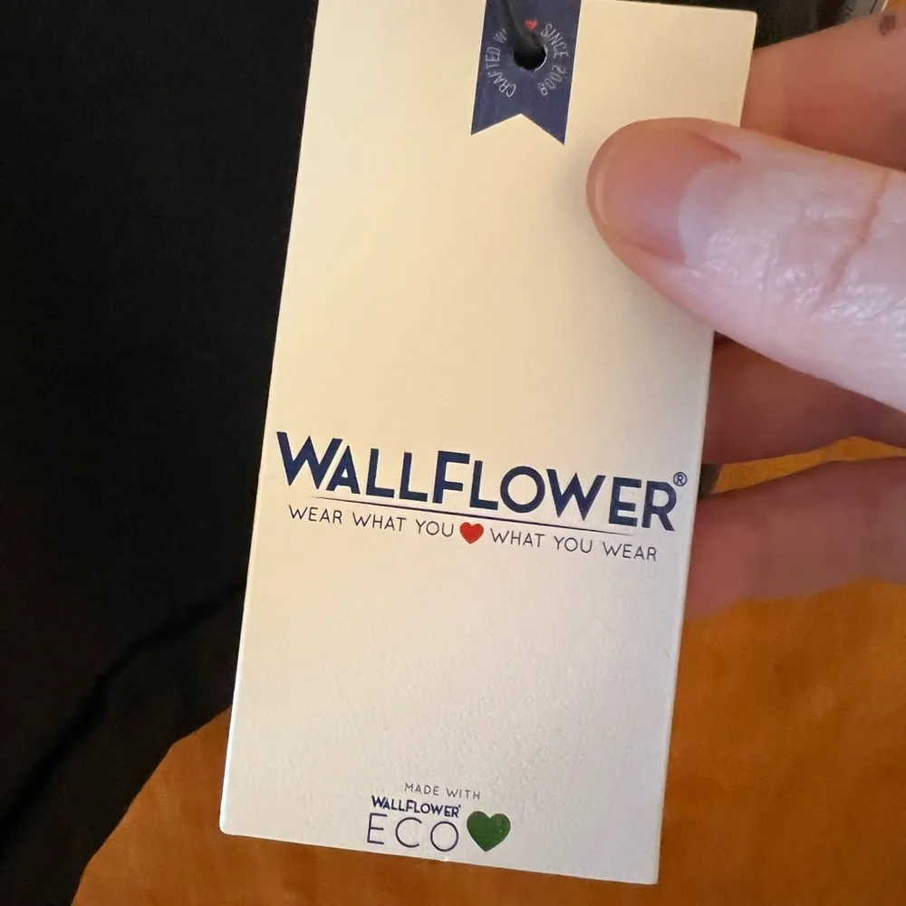 Wallflower Women Juniors Romper Black Denim Stretch Jean Overalls Bibs NWT Large Size undefined - Image 3