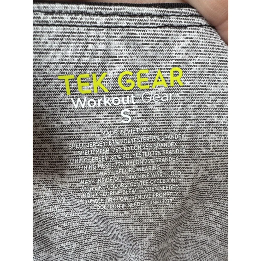 Tek Gear Women Grey H Ultrastretch Front Zip Medium Support Bra Size S New - Image 3