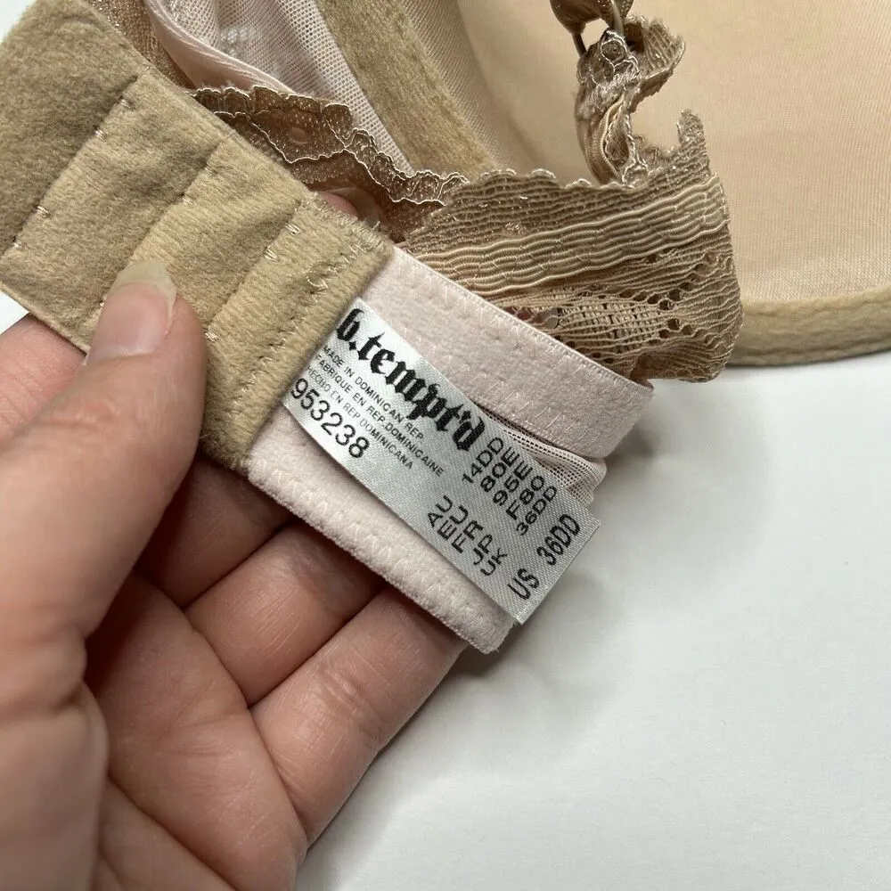 New B.Tempt'd By Wacoal Tan Lined  Bra 36DD 953238 - Image 5