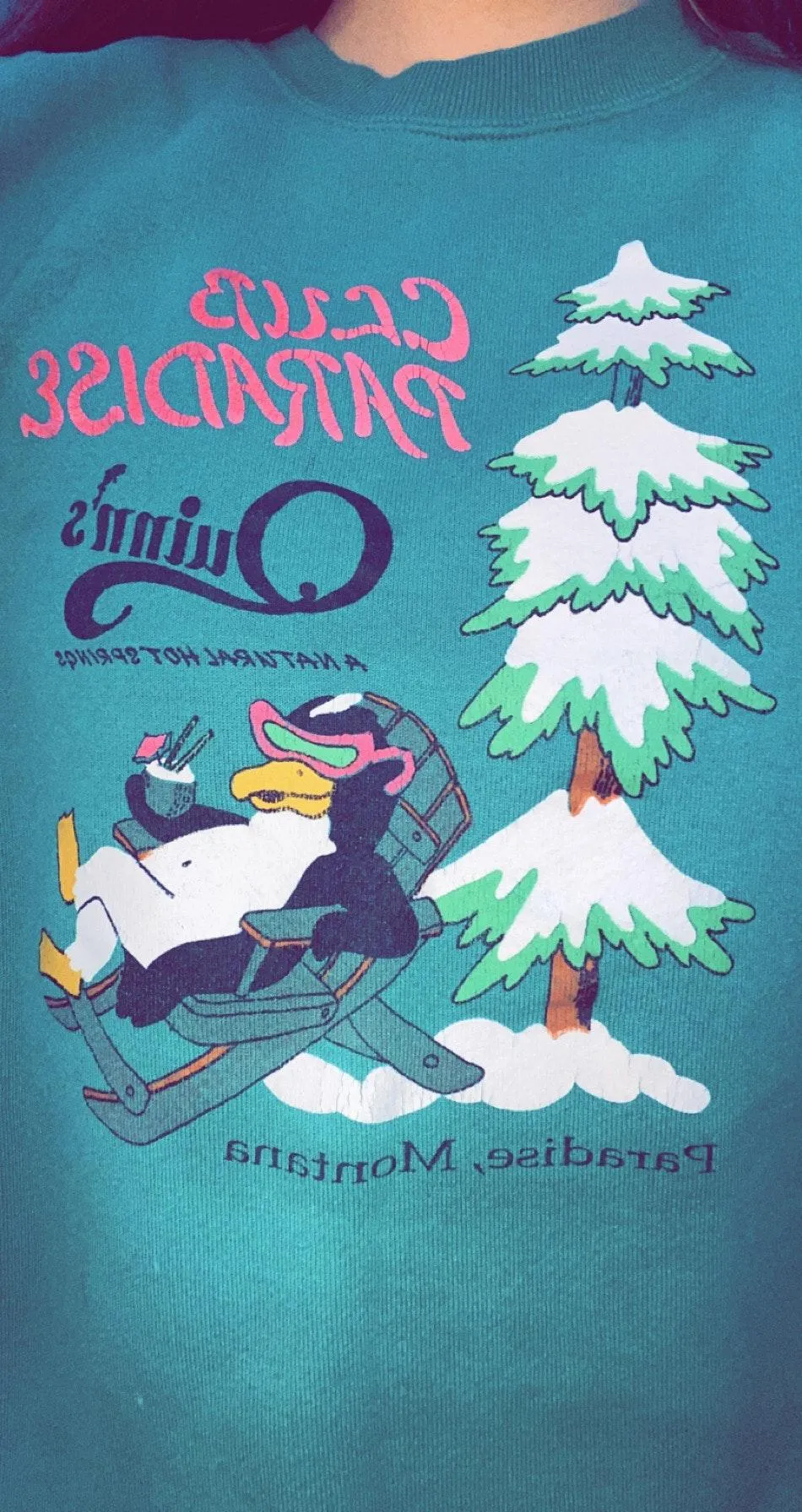 Vintage Crewneck Blue Size XXL - Image 3