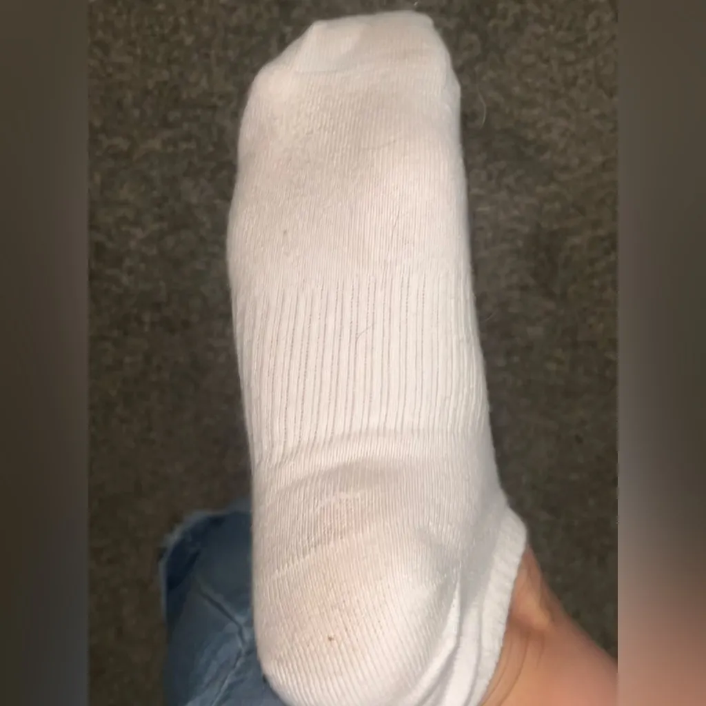 Nike  White Athletic Ankle Socks - Image 5