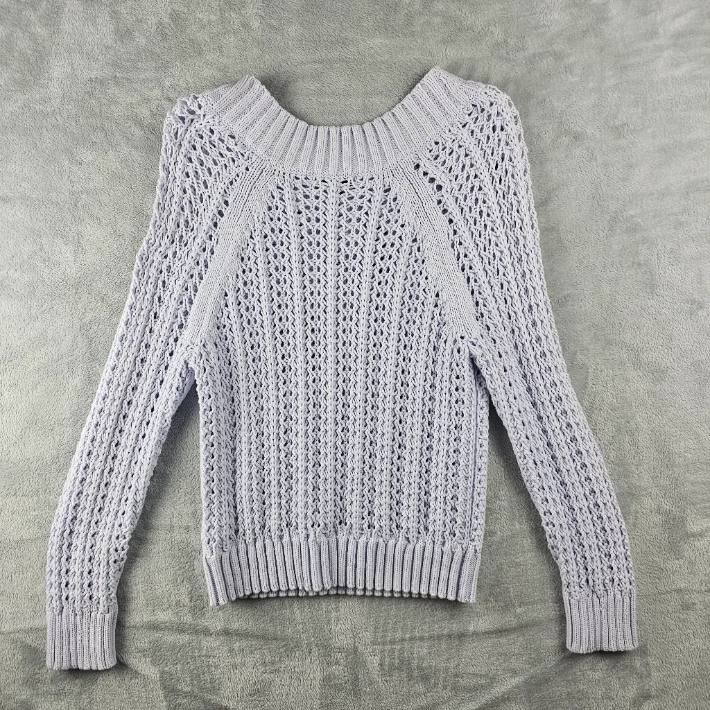 J. Crew Knitted Long Sleeve Sweater Long Sleeve Womens Size Small White - Image 8